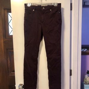 Burgundy Lucky Brand Pants